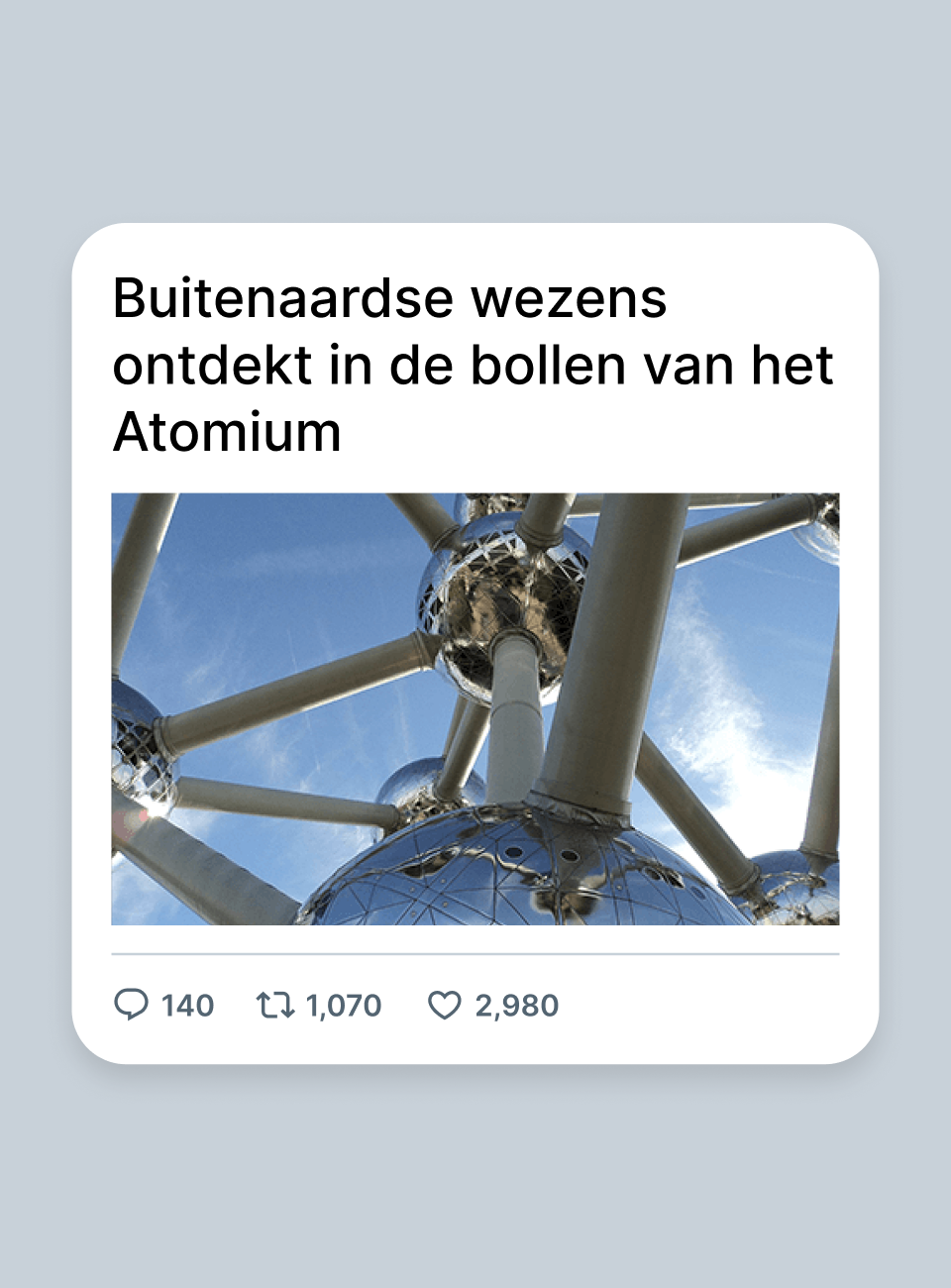 Atomium in Brussel